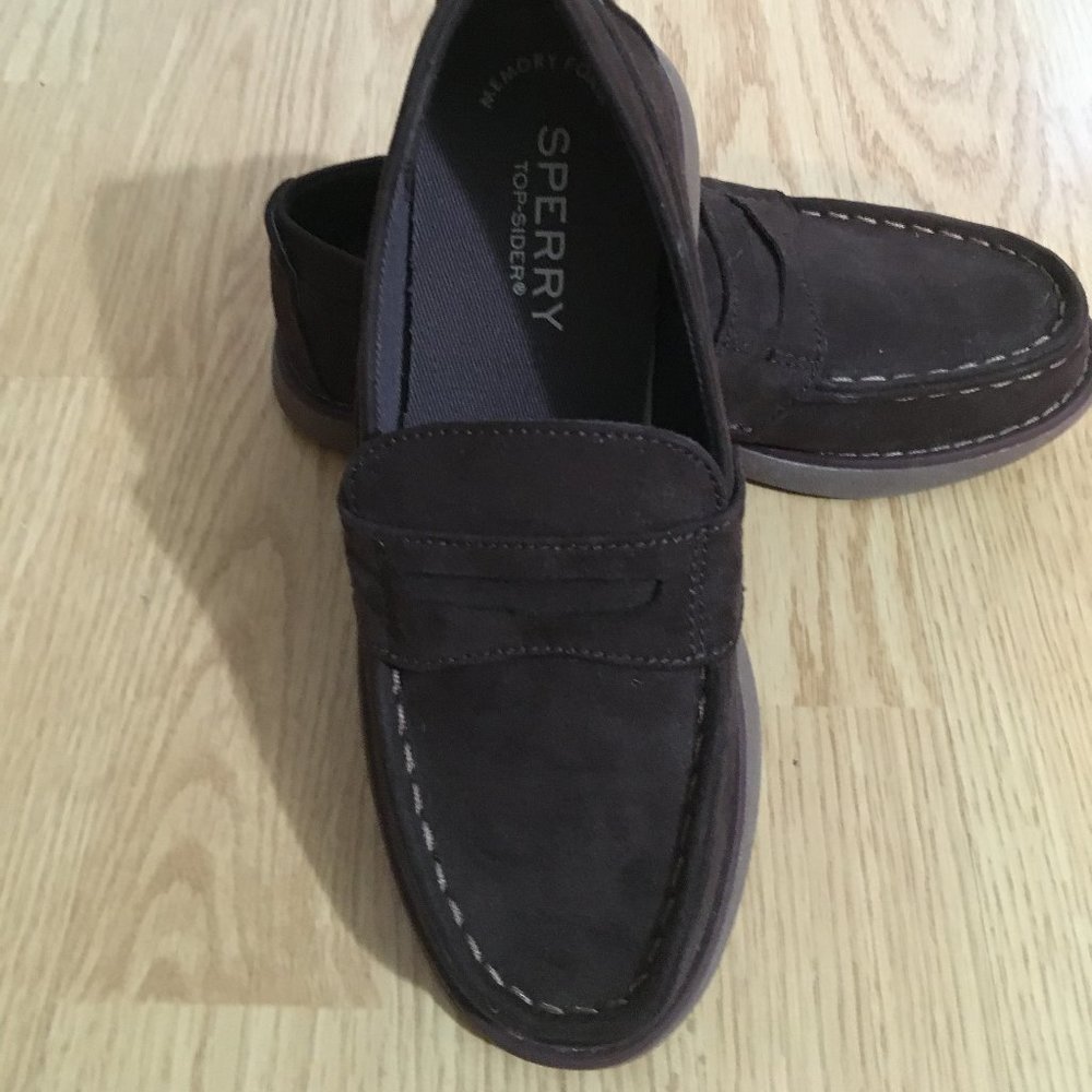 Sperry Top Sider Memory Foam Boys Shoes, US 13.5